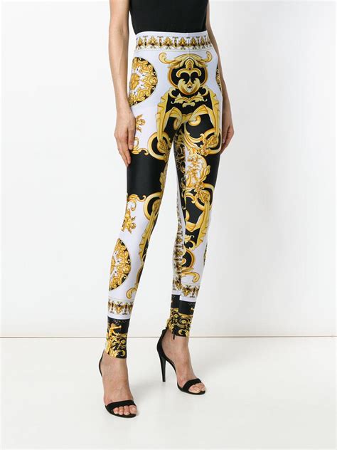 versace leggings women|Versace leggings outfit.